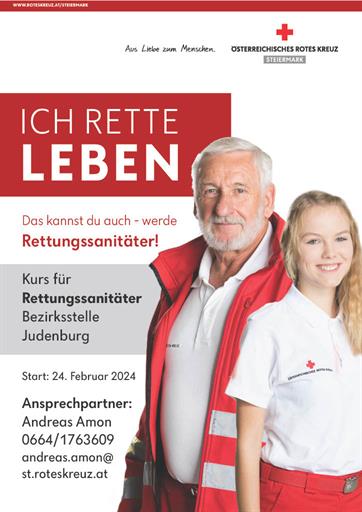 Rotes Kreuz Bezirksstelle Judenburg - Kurs für Rettungssanitäter