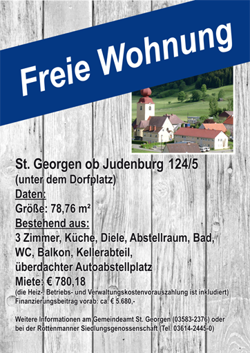 Freie Wohnung - St. Georgen ob Judenburg 124/5