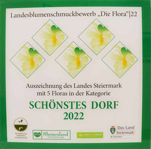 Auszeichnung Schönstes Blumendorf 2022